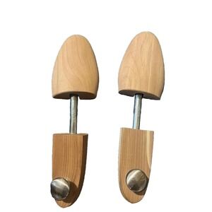 Vtg Wooden Shoe Trees Or Stretchers Made In USA Rochester Shoe Trees
